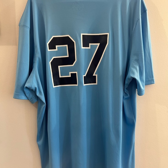 Northeast Prospects Perfect Game Baseball #27 Light Blue Men’s S 2XL Evoshield - Picture 2 of 3